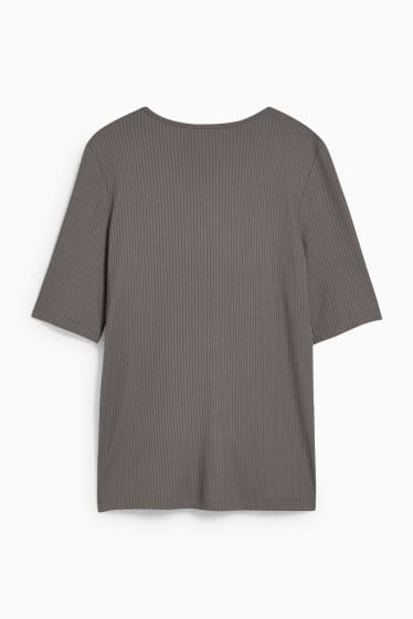 Femmes - T-shirt d'allaitement - taupe