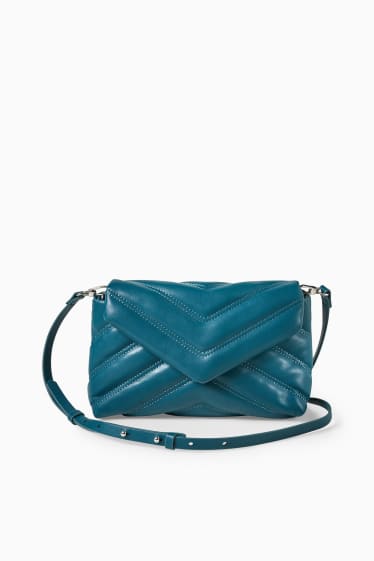 Mujer - Bolso bandolera pequeño con correa extraíble - verde