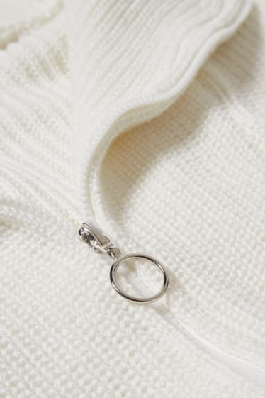Dámské - Těhotenský svetr - krémově bílá