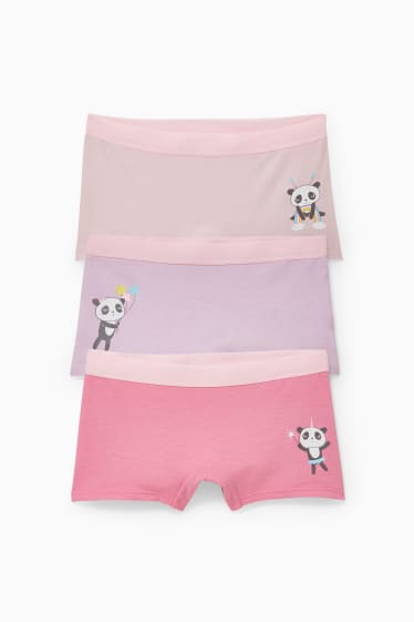 Kinderen - Set van 3 - boxershorts - roze