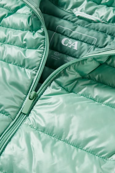 Women - Quilted gilet - light green
