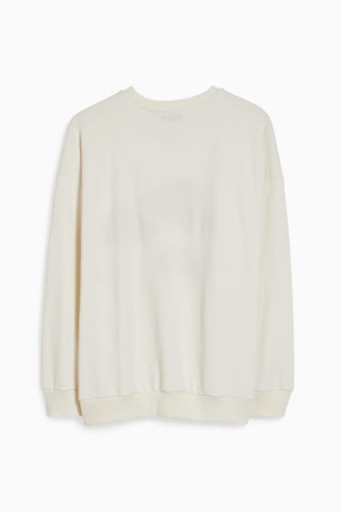 Dames - CLOCKHOUSE - sweatshirt - licht beige