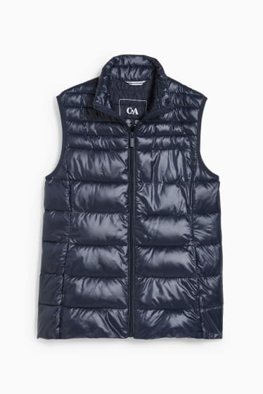 Donna - Gilet trapuntato - blu scuro