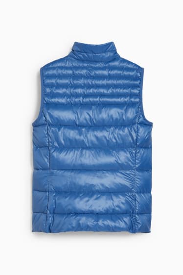 Women - Quilted gilet - blue