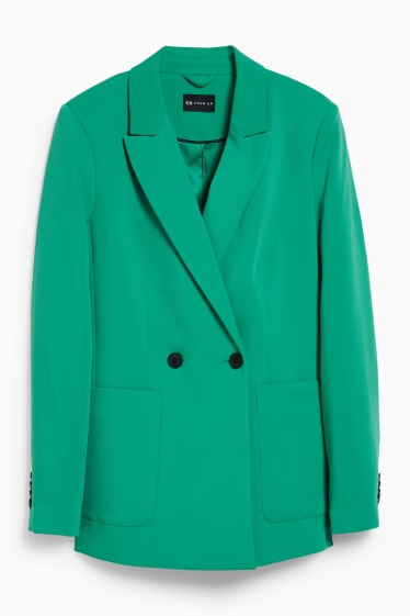 Femmes - Blazer - regular fit - vert