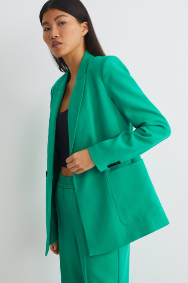 Women - Blazer - regular fit  - green