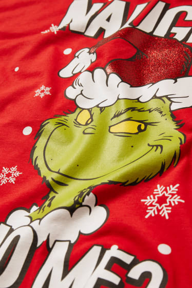Jóvenes - CLOCKHOUSE- parte de arriba de pijama navideña - El Grinch - rojo