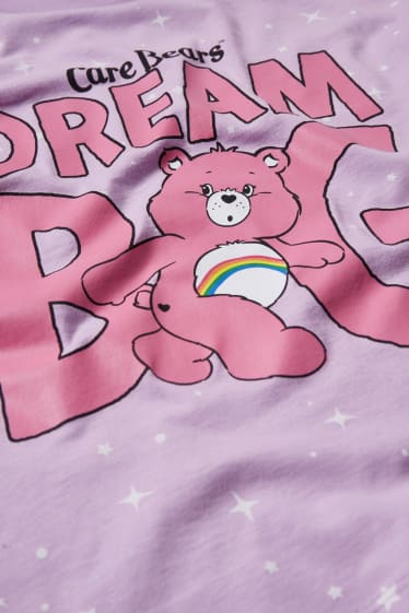 Dospívající a mladí - CLOCKHOUSE - vrchní díl pyžama - Care Bears - světle fialová