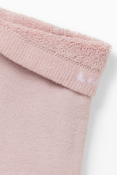 Miminka - Termo punčochové kalhoty pro miminka - růžová