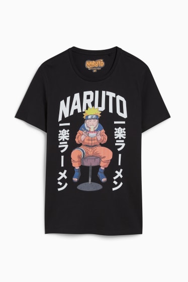 Uomo - CLOCKHOUSE - t-shirt - Naruto - nero