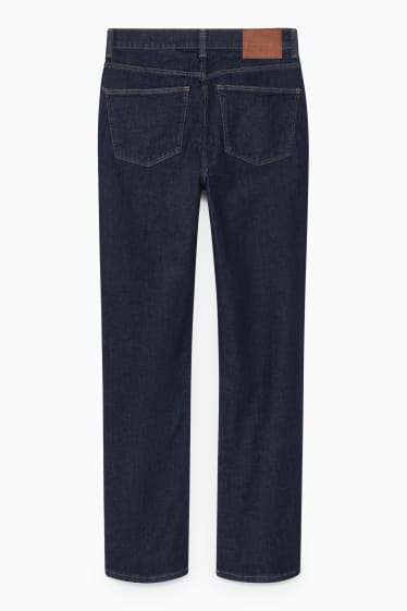 Dona - Straight jeans - high waist - LYCRA® - texà blau fosc