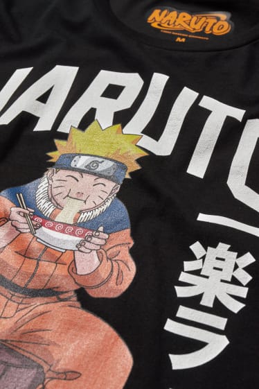 Uomo - CLOCKHOUSE - t-shirt - Naruto - nero