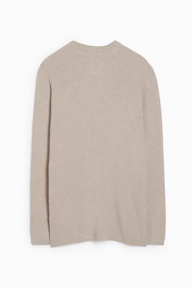 Men - Jumper - light beige