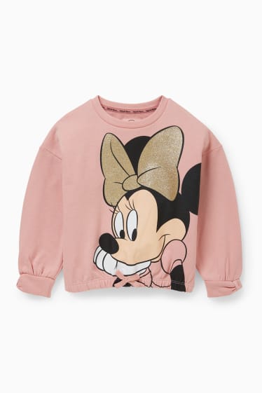 Enfants filles - Minnie Mouse - sweat - rose