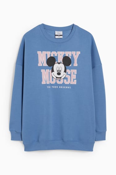 Femmes - CLOCKHOUSE - sweat - Mickey Mouse - bleu clair