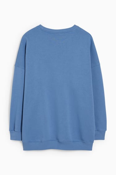 Dames - CLOCKHOUSE - sweatshirt - Mickey Mouse - lichtblauw