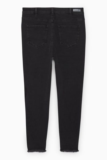 Tieners & jongvolwassenen - CLOCKHOUSE - skinny jeans - high waist - LYCRA® - zwart