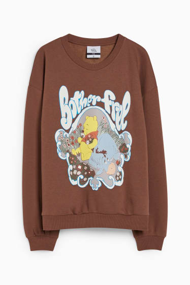 Mujer - CLOCKHOUSE - sudadera - Winnie the Pooh - marrón oscuro