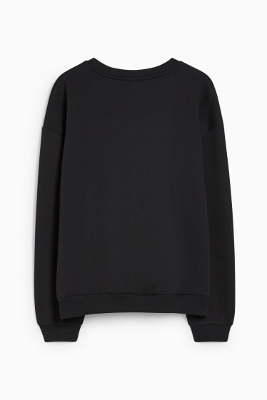Dames - CLOCKHOUSE - sweatshirt - Troetelbeertjes - zwart