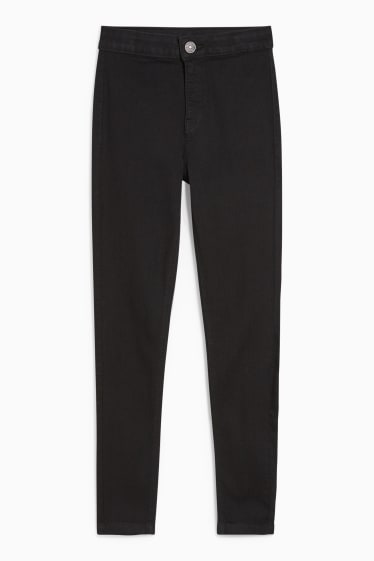 Enfants filles - Jegging jean - noir