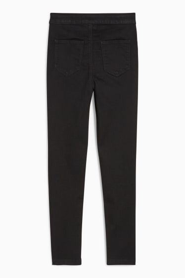 Enfants filles - Jegging jean - noir