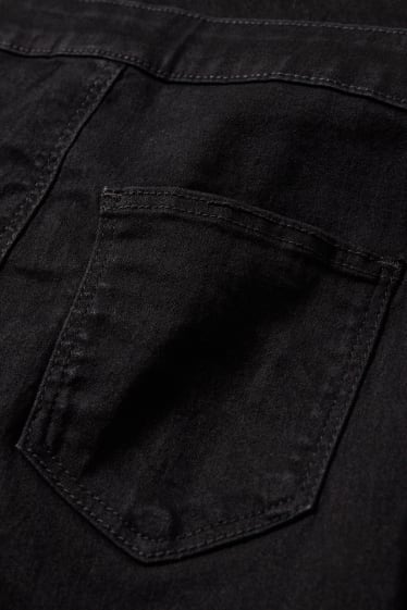 Enfants filles - Jegging jean - noir