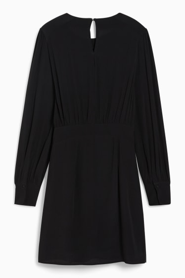 Mujer - Vestido con detalle de nudo - negro