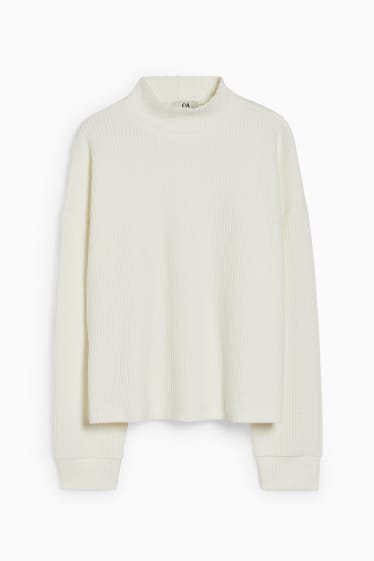 Dames - Sweatshirt - crème wit