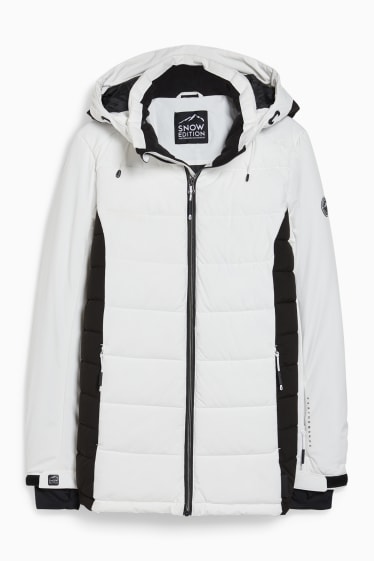 Women - Ski jacket - THERMOLITE®  - BIONIC-FINISH®ECO - white