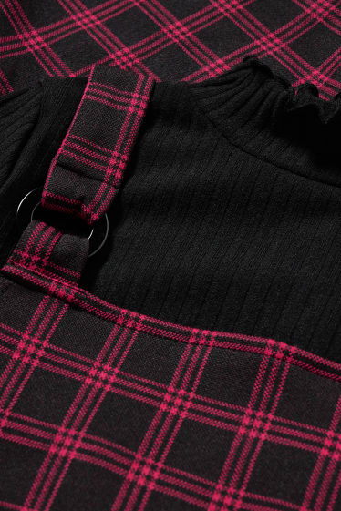 Bambini - Set - vestito e maglia a maniche lunghe - 2 pezzi - nero