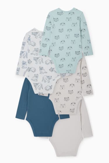 Unisex - Paquet de 5 - bodi per a nadó - verd menta