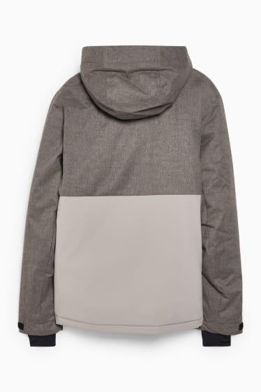 Home - Jaqueta d’esquí amb caputxa - gris
