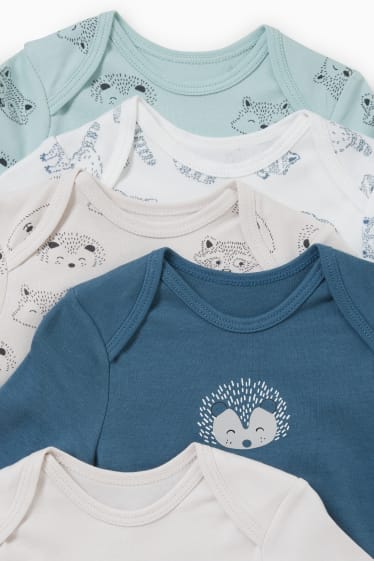 Unisex - Paquet de 5 - bodi per a nadó - verd menta