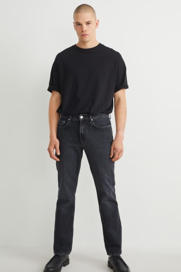 Pánské - Regular jeans - džíny - tmavošedé