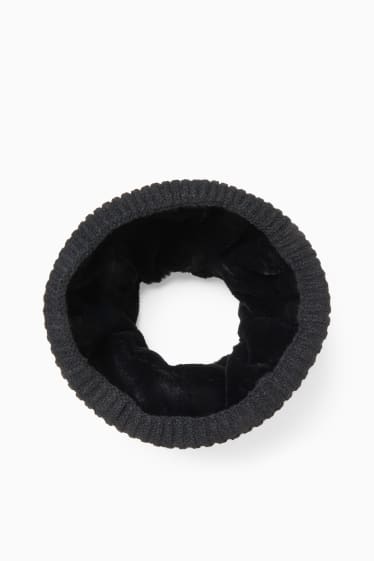 Donna - Scaldacollo in maglia - nero