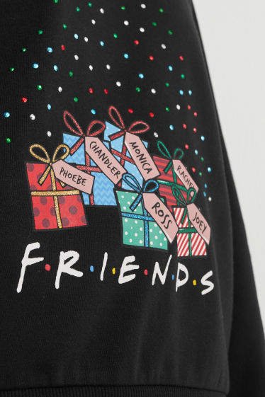 Damen - Weihnachts-Sweatshirt - Friends - schwarz
