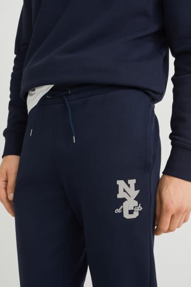 Hommes - Pantalon de jogging - bleu foncé