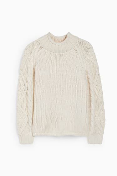 Damen - Pullover - weiss