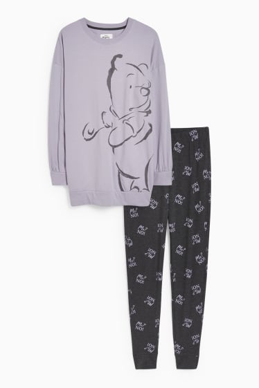 Damen - Pyjama - Winnie Puuh - flieder