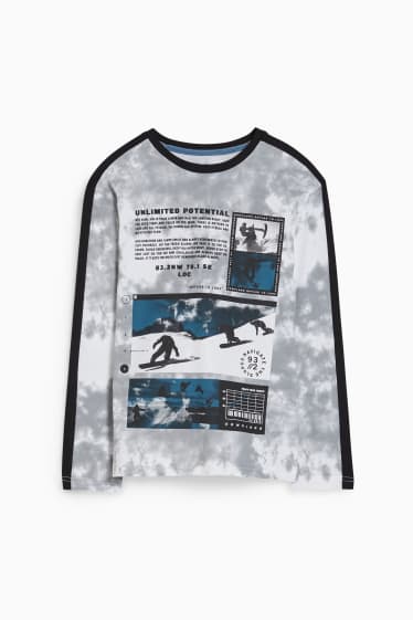 Copii - Băieți - Tricou cu mânecă lungă - multicolor