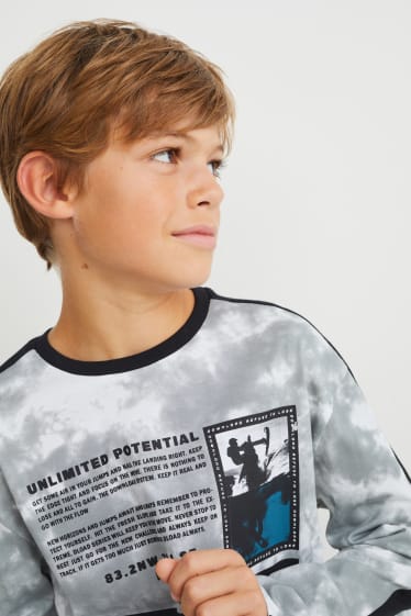 Copii - Băieți - Tricou cu mânecă lungă - multicolor