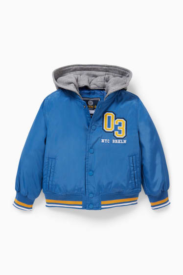 Enfants garçons - Veste à capuche - bleu