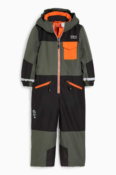 Children - Ski suit with hood - green