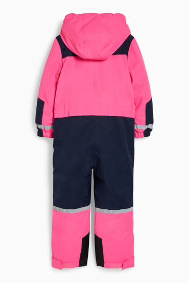 Enfants - Combinaison de ski avec capuche - bleu foncé