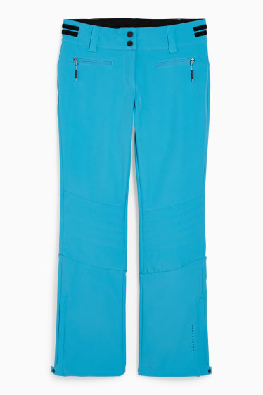 Women - Ski pants - BIONIC-FINISH®ECO - light turquoise