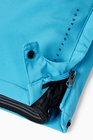 Women - Ski pants - BIONIC-FINISH®ECO - light turquoise