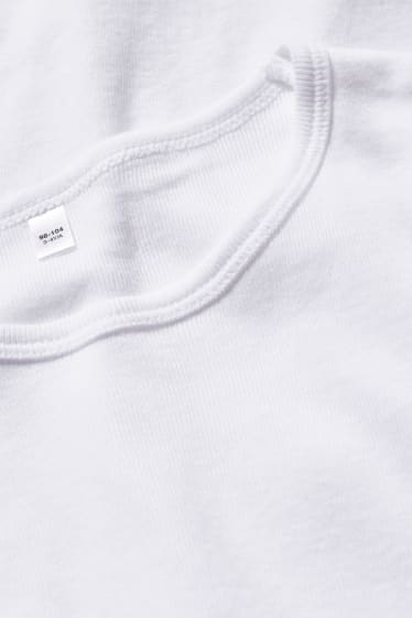Dětské - Multipack 3 ks - podvlékací triko - bílá