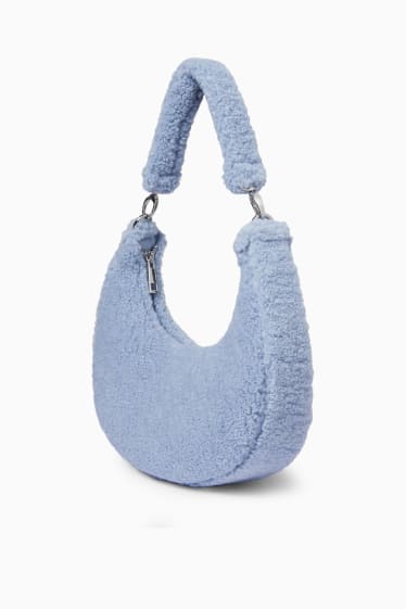 Damen - CLOCKHOUSE - Teddy-Tasche - hellblau