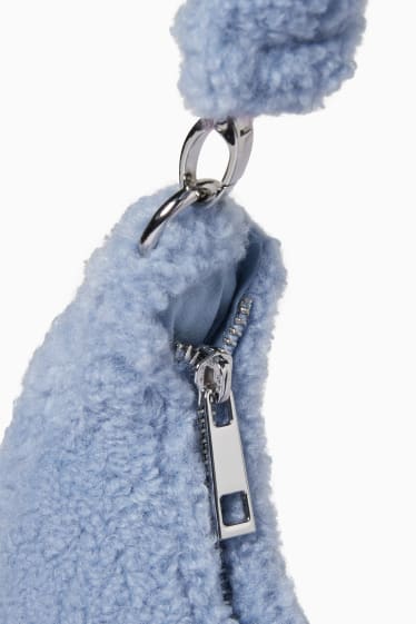 Damen - CLOCKHOUSE - Teddy-Tasche - hellblau