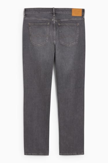 Heren - Straight jeans - donkergrijs